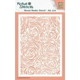 thumbnail image 1 of Mixed Media Stencils flowers, 1 of 6