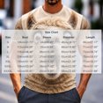 thumbnail image 5 of Men's Novelty 3D Alpaca Llama Graphic Tees Funny Animal Print T-Shirt Short Sleeve Crew Neck Casual Summer Shirts Breathable Tops for Men, 5 of 5