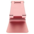 thumbnail image 1 of Soporte de escritorio con base de hierro para teléfono móvil, diseño creativo, para smartphones y tablets (rosa), 1 of 4