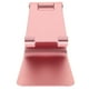 thumbnail image 1 of Base de hierro para funda de móvil, diseño creativo, soporte para teléfono de escritorio, para smartphone y tableta (rosa), 1 of 6