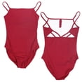 thumbnail image 2 of Women Lady Fashion Ballet Dancewear Backless Lace Up Dance Gym Practice Clothes (XL), 2 of 2