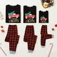 thumbnail image 5 of GRNSHTS Matching Family Christmas Pajamas Plaid Xmas Holiday Sleepwear Jammies Clothes Long Sleeve PJs Set, 5 of 16