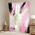 thumbnail image 3 of Manfei Teens Adults Abstract Oil Painting Black Out Curtains,Vintage Aesthetic Curtains Pack of 2 (42x63 Each),Retro Gradient Minimalist Bedroom Curtains,Breathable Home Decor, 3 of 6
