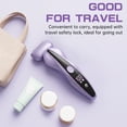 thumbnail image 6 of Electric Razor for Women, Painless Womens Electric Shaver, Low Noise Bikini Body Trimmer Rechargeable Wet/Dry Cordless Epilator with LED Display, 6 of 7