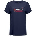 thumbnail image 2 of Women's-Levelwear  Navy Los Angeles Angels Influx 8-Bit Baseball T-Shirt, 2 of 3