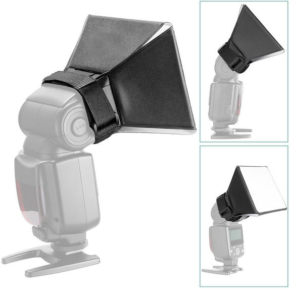 RABBITH 10x13cm Mini Softbox Diffuser for DSLR Flash Speedlight Speed Light Portable Photography Flash Softbox Diffuser