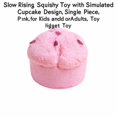 thumbnail image 2 of Slow Rising Squishy Toy with Simulated Cupcake Design, Single Piece, Pink, for Kids and Adults, Squeeze Toy, 2 of 3