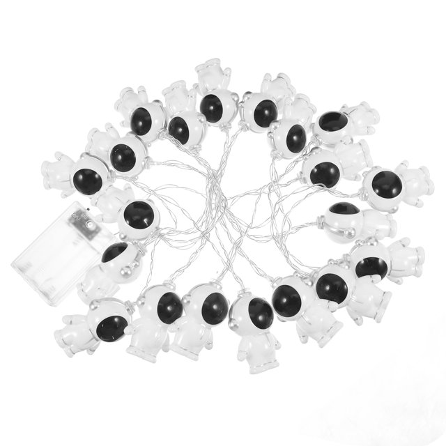 KAKOWELY Cadena de luces LED con forma de astronauta, lámpara de noche decorativa, sin pilas