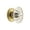 Polished Brass, variant on Grandeur Burg-Crys-Knob-Geo Burgundy 1-3/4" Vintage Flower Fluted Crystal Cabinet Knob -