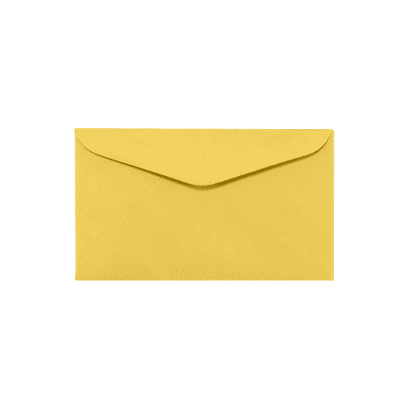 LUXPaper #6 1/4 Regular Envelopes, 3 1/2 x 6, Goldenrod Yellow, 250/Pack