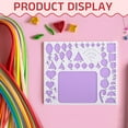 thumbnail image 4 of Tabla de Plantillas de Quilling Uxcell, 8.3 x 7 Pulgadas, Tabla de Quilling, Blanca, 4 of 6