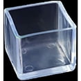 thumbnail image 1 of Tapas de silicona cuadradas antirayaduras para patas de silla, protectores de suelo para muebles con alta transparencia, ecológicos y flexibles para reducir el ruido, 1 of 5