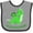 Heather and Black, variant on Inktastic Mommy's Lil' Dragon Boys or Girls Baby Bib