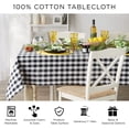 thumbnail image 6 of Tartan Plaid Collection Holiday Dining Table & Kitchen Décor, Rectangle Christmas Tablecloth, , Red, Green & White, 6 of 7