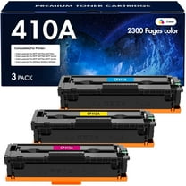 410A Toner Cartridges Compatible for HP 410A 410X CF410A CF410X M477fnw Color Laserjet Pro MFP M477fdn M452dn M477fdw M452nw M452dw M377dw M477 M452 Printer Ink (3 Pack)