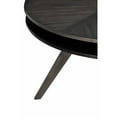 thumbnail image 5 of Alpine Furniture Lennox Round Wood Dining Table in Dark Tobacco (Brown), 5 of 8