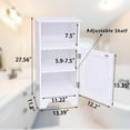 Bathroom Storage Compact Wooden Single Door Floor with