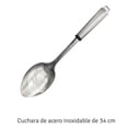 thumbnail image 2 of Cuchara De Cocina Hudson Mango Acero Inoxidable Plateado, 2 of 4