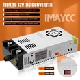 thumbnail image 2 of Convertidor AC a DC IMAYCC 600W 50A 110V/220V a 12V Fuente de alimentación, 2 of 7
