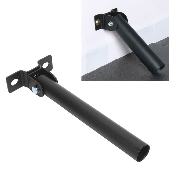 T Bar Row Platform Attachment, Wall Mount 360 Degree Rotation Arm Landmine Base Exercise Attachments for Barbell Bars Exercises