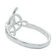 thumbnail image 4 of Anillo Nudo De Bruja Celta Artesanal Liso Amuleto Plata 925 plateado 9, 4 of 4