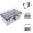 thumbnail image 1 of Minkissy Transparent Outdoor Timer with Remote ABS Junction Box Weatherproof Electrical Panel Cover, 1 of 8