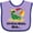 Lavender and Purple, variant on Inktastic Virginia Beach Virginia Boys or Girls Baby Bib