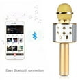 thumbnail image 2 of WS858 Bluetooth Wireless Karaoke Handheld Microphone USB KTV Player Bluetooth Mic Speaker Record Music, 2 of 12