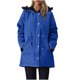 thumbnail image 3 of Parkas de manga larga para mujer, chaqueta con botones y cordón, con cremallera y doble bolsillo, de felpa, con capucha y manga larga, de algodón, 3 of 8