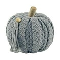 thumbnail image 4 of Calabazas artificiales BLESIY Adorno de Halloween Decoración rústica Calabaza de imitación Gris, 4 of 8
