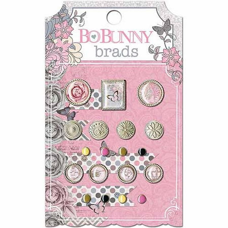 Bo Bunny Isabella Brads, 19/pkg