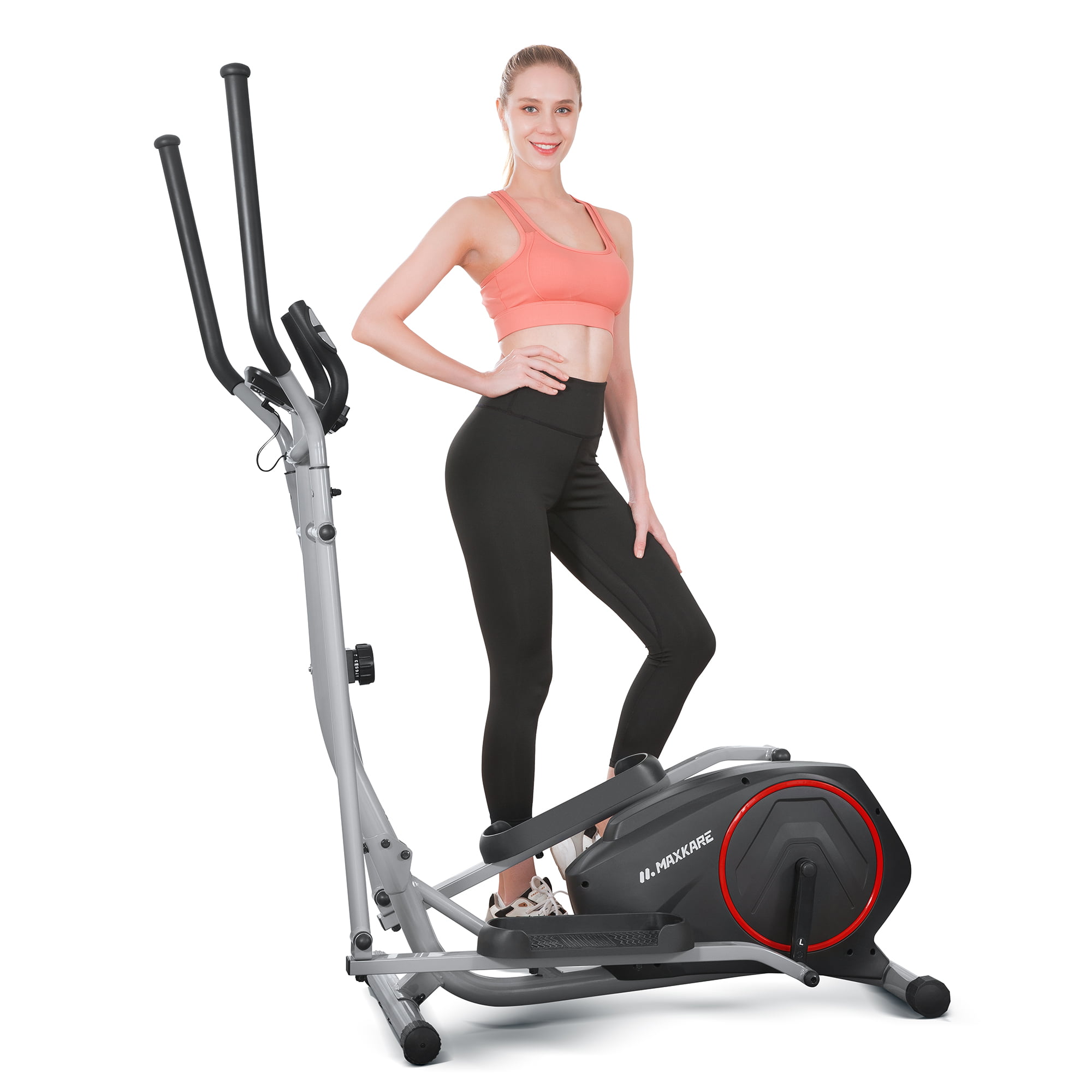 Details about   Magnetic Elliptical Exercise Cardio Machine  Trainer Home Gym Fitness with APP 