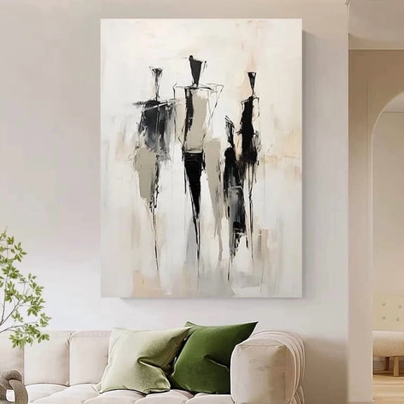 Canvas Painting abstract painting - a fashionable wall art with a wrapped frame and minimalist design, suitable for impression paintings and decorative paintings, perfect for living room
