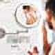 thumbnail image 5 of Jinsinto Wall Mounted Makeup Mirrors Lighted Magnifying Mirror, Swivel Extendable, for Bathrooms and Family, 5 of 5