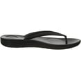 thumbnail image 6 of Fit Flop Women's Iqushion Ergonomic All Black Rubber Sport Sandals & Slide - 5M, 6 of 8