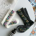 thumbnail image 6 of Visland Women Middle Tube Socks, Fashion Casual Flower Pattern Ethnic Print Twist Design Soft Cozy Elastic Knitted Cotton Blend Autumn Winter Foot Warm Crew Socks for Outdoor Daily Wear, 6 of 7