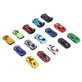 thumbnail image 1 of Voiture de Course Moulée sous Pression, Mini Voiture de Course Variété Manières de Jeu Alliage Léger 15 Pcs pour École, 1 of 8