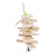 thumbnail image 5 of Hamaca Columpio Juguete Pájaro Accesorios Jaula Casa De Mascota Conveniente - , 20x10cm madera Salvador Dali Parrot Bird Chew Toy, 5 of 10