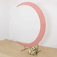thumbnail image 4 of Efavormart Dusty Rose Spandex Crescent Moon Chiara Backdrop Stand Cover, Custom Fitted Wedding Arch Cover - 7.5ft, 4 of 6