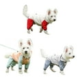 thumbnail image 2 of Aurgiarme Color Matching Dogs Hooded Raincoats Reflective Strips Dogs Rain Coat Jackets Outdoor Waterproof Dogs Clothes, 2 of 9