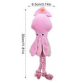 thumbnail image 3 of Cute Octopus Shape Interactive Squeaky Dog Chew Plush Toys With Sturdy Chewing Ropes, Pet Toys For All Breeds Dogs Training And Reducing Boredom, 3 of 5