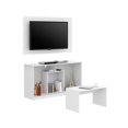 thumbnail image 1 of Consola, Panel y Mesa Multimoveis para TV de 55 Pulgadas Blanco, 1 of 2
