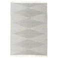 thumbnail image 2 of Unique Loom Chindi Cotton Collection Area Rug - Briah (7' 1" x 10' Rectangle Light Gray/Ivory), 2 of 6