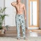 thumbnail image 2 of Fotbe Winter Wonderland Light Blue Pantalones de Pijama para Hombre, Pantalones de Dormir, Pantalones de Casa con Cintura Ajustable y Bolsillos-3X-Large, 2 of 6