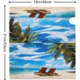 thumbnail image 4 of Chairs Couple on Tropical Beach Mail Box Cover Magnetic Anti-UV 100% Polyester Standard Size 18" X 21" Oxford Garden,Postbox Letterbox Cover, 4 of 6