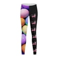 thumbnail image 3 of Ladies' Easter Bunny Egg Print Tight Slimming Low Rise Leggings, 3 of 3