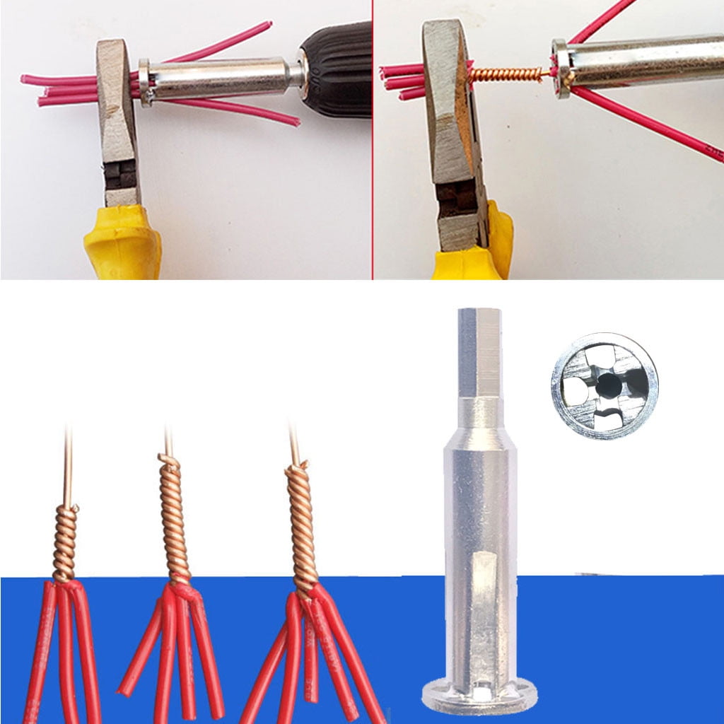 Automatic twist Wire and Sturdy Stripping Connector Combiner Twister