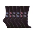 thumbnail image 1 of Gentle Grip - 6 Pairs Ladies Gentle Grip Non Elastic Socks, 1 of 2