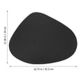 thumbnail image 2 of SWETRACE 4Set Heat Resistant Placemats For Dining Table In Black Pu, 2 of 6