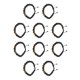 thumbnail image 3 of Minnieouse Parejas Pulseras Negro Mate Rock Difusor Única Energía Delicadas Mujeres Accesorios Regalos para Hombres ojo de tigre 10Conjunto, 3 of 6